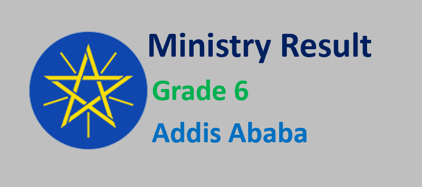 Addis Ababa Education Bureau Grade 6 Result 2023 aa6.ministry.et or https://www.aa.ministry.et/