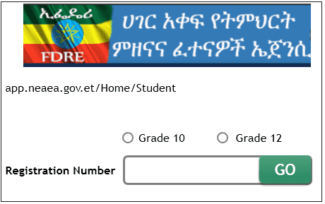 www.nae.gov.et home student